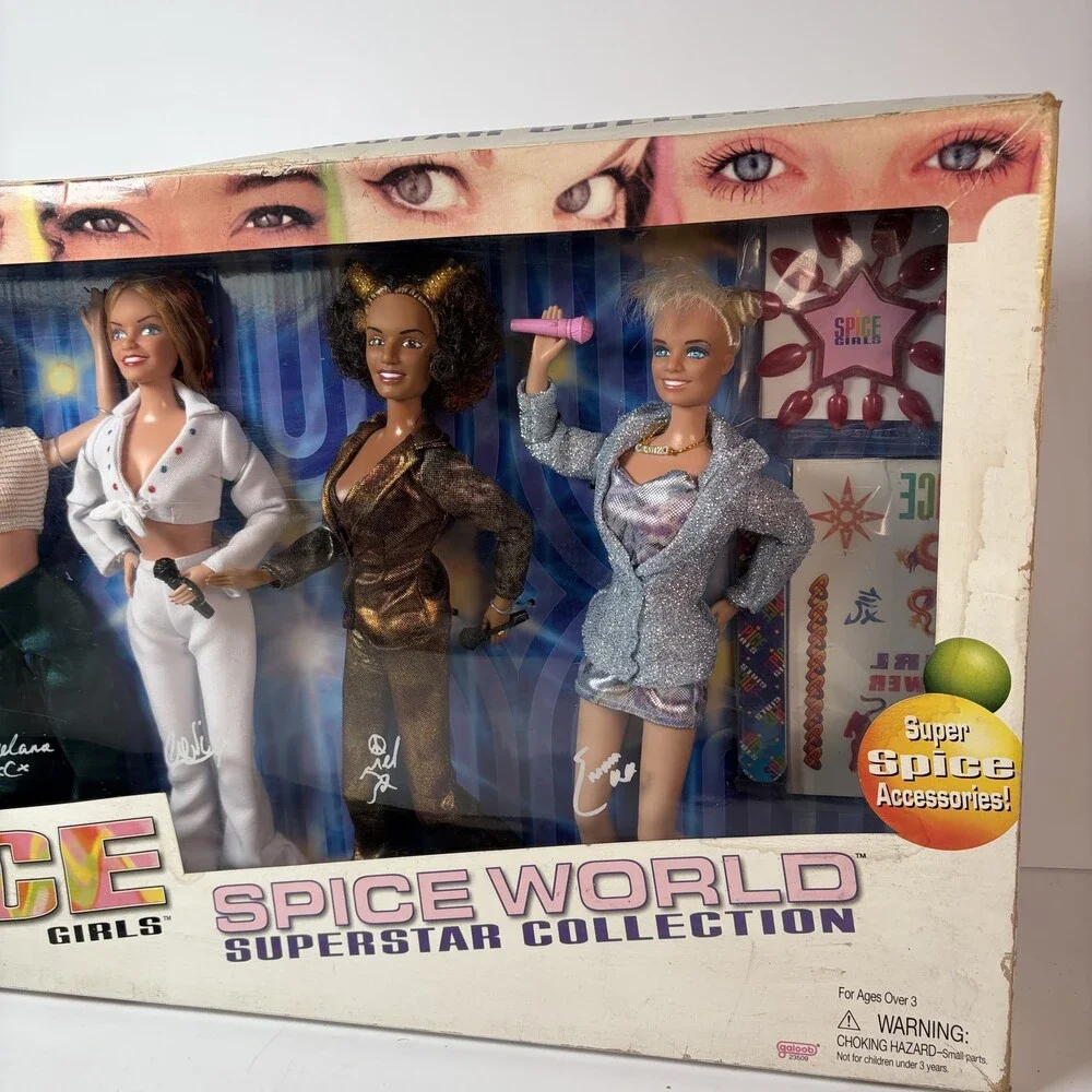 Vintage Spice Girls Spice World Superstar Collection Dolls 5-Pack in Box 1998
